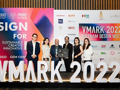 Charm Resort Long Hải đạt giải vàng thiết kế tại tuần lễ thiết kế nội thất tại Việt Nam VMARK 2022