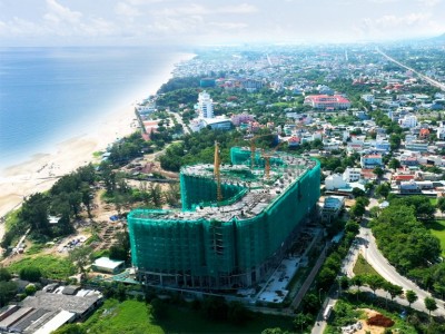 Toàn cảnh tiến độ thi công Charm Resort Long Hải