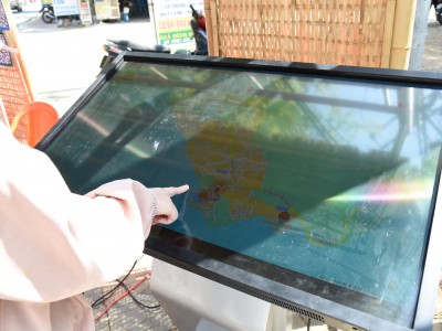 Charm Resort Long Hải đặt bản đồ điện tử hỗ trợ khách tham quan